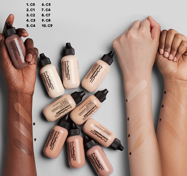 mac face and body shades foundation